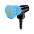 Robinet pour air comprimé prise murale embout démontable - Presto : Couleur:Noir, Longueur de bec:23 mm
