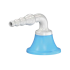 Tétine de laboratoire pour air comprimé embout fixe - Presto : Couleur:Blanc, Longueur de bec:75 mm