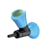 Robinet pour azote prise murale embout démontable - Presto : Couleur:Noir, Longueur de bec:114 mm