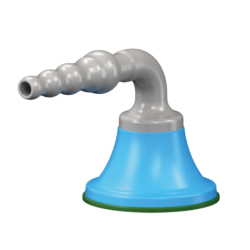 Tétine de laboratoire pour azote embout fixe - Presto