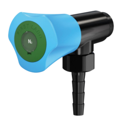 Robinet pour azote prise murale embout démontable - Presto
