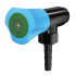 Robinet pour azote prise murale embout démontable - Presto : Couleur:Noir, Longueur de bec:23 mm