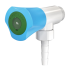 Robinet pour azote prise murale embout démontable - Presto : Couleur:Blanc, Longueur de bec:23 mm