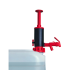Pompe manuelle de dosage vide-fûts/jerrycans JP-07 - Jessberger : Couleur:Rouge, Joints:EPDM, Pour produits:Solutions alcalines