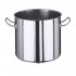 Marmite inox 304L satiné - de 3 à 155 litres - Contacto : Volume:100 L, Diamètre:500 mm, Hauteur:510 mm