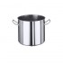 Marmite inox 304L satiné - de 3 à 155 litres - Contacto : Volume:36 L, Diamètre:360 mm, Hauteur:360 mm
