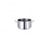 Marmite inox 304L satiné - de 2 à 100 litres - Contacto : Volume:4 L, Diamètre:200 mm, Hauteur:125 mm