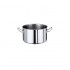 Marmite inox 304L satiné - de 2 à 100 litres - Contacto : Volume:10 L, Diamètre:280 mm, Hauteur:175 mm