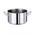 Marmite inox 304L satiné - de 2 à 100 litres - Contacto : Volume:54 L, Diamètre:500 mm, Hauteur:310 mm