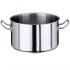 Marmite inox 304L satiné - de 2 à 100 litres - Contacto : Volume:100 L, Diamètre:600 mm, Hauteur:350 mm