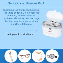 Nettoyeur à ultrasons avec cuve en acier inoxydable Emmi-04D EMAG Série Domestique