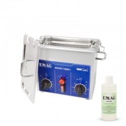 Nettoyeur à ultrasons en acier inoxydable 1.2 Litres Emmi-12 HC Plus EMAG