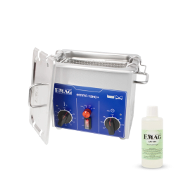 Nettoyeur à ultrasons en acier inoxydable 1.2 Litres Emmi-12 HC Plus EMAG