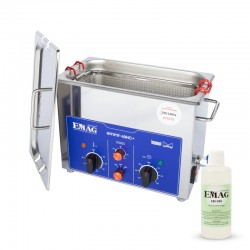 Nettoyeur à ultrasons en acier inoxydable 4 Litres Emmi- 40 HC Plus EMAG Série pro