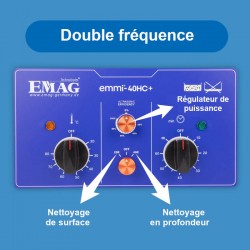 Nettoyeur à ultrasons en acier inoxydable 4 Litres Emmi- 40 HC Plus EMAG Série pro