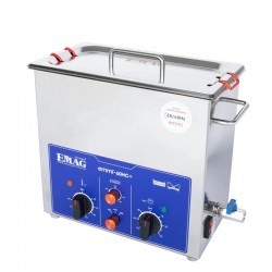 Nettoyeur à ultrasons en acier inoxydable 6.7 Litres Emmi-60 HC Plus EMAG Série pro