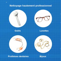 Nettoyeur à ultrasons en acier inoxydable 6.7 Litres Emmi-60 HC Plus EMAG Série pro