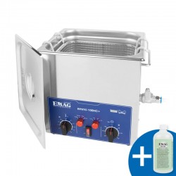 Nettoyeur à ultrasons en acier inoxydable 10,6 Litres Emmi-100 HC Plus EMAG Série pro