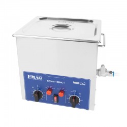 Nettoyeur à ultrasons en acier inoxydable 10,6 Litres Emmi-100 HC Plus EMAG Série pro