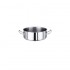 Marmite inox 304L satiné - de 1 à 70 litres - Contacto : Volume:2.5 L, Diamètre:200 mm, Hauteur:85 mm