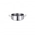 Marmite inox 304L satiné - de 1 à 70 litres - Contacto : Volume:3.5 L, Diamètre:220 mm, Hauteur:95 mm