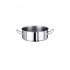 Marmite inox 304L satiné - de 1 à 70 litres - Contacto : Volume:4.5 L, Diamètre:240 mm, Hauteur:110 mm