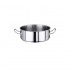 Marmite inox 304L satiné - de 1 à 70 litres - Contacto : Volume:7 L, Diamètre:280 mm, Hauteur:130 mm