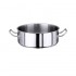 Marmite inox 304L satiné - de 1 à 70 litres - Contacto : Volume:35 L, Diamètre:450 mm, Hauteur:225 mm