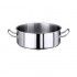 Marmite inox 304L satiné - de 1 à 70 litres - Contacto : Volume:38 L, Diamètre:500 mm, Hauteur:205 mm