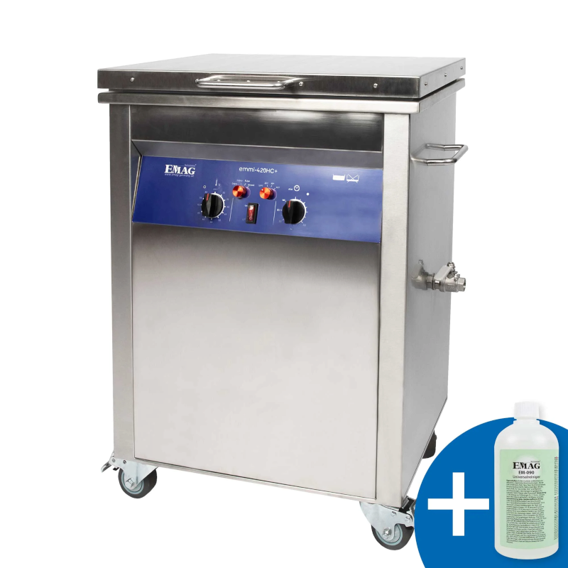 Nettoyeur à ultrasons en inox - 36 Litres - Emmi-420 HC M Plus - EMAG