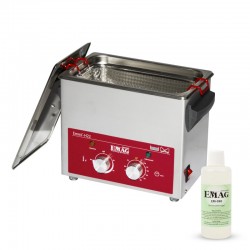 Nettoyeur à ultrasons en acier inoxydable 2.2 Litres Emmi-H22 EMAG Série pro