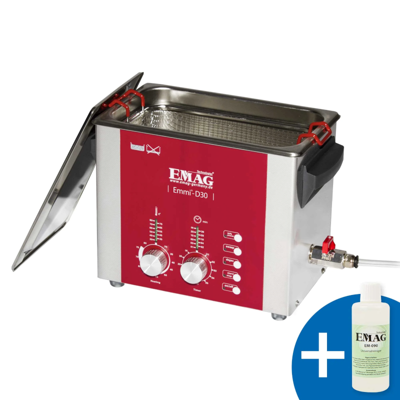 Nettoyeur à ultrasons en acier inoxydable 3 Litres Emmi-D30 - EMAG Série pro