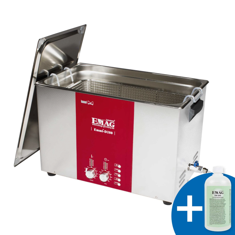 Nettoyeur à ultrasons en acier inoxydable 28 Litres Emmi-D280 - EMAG Série pro
