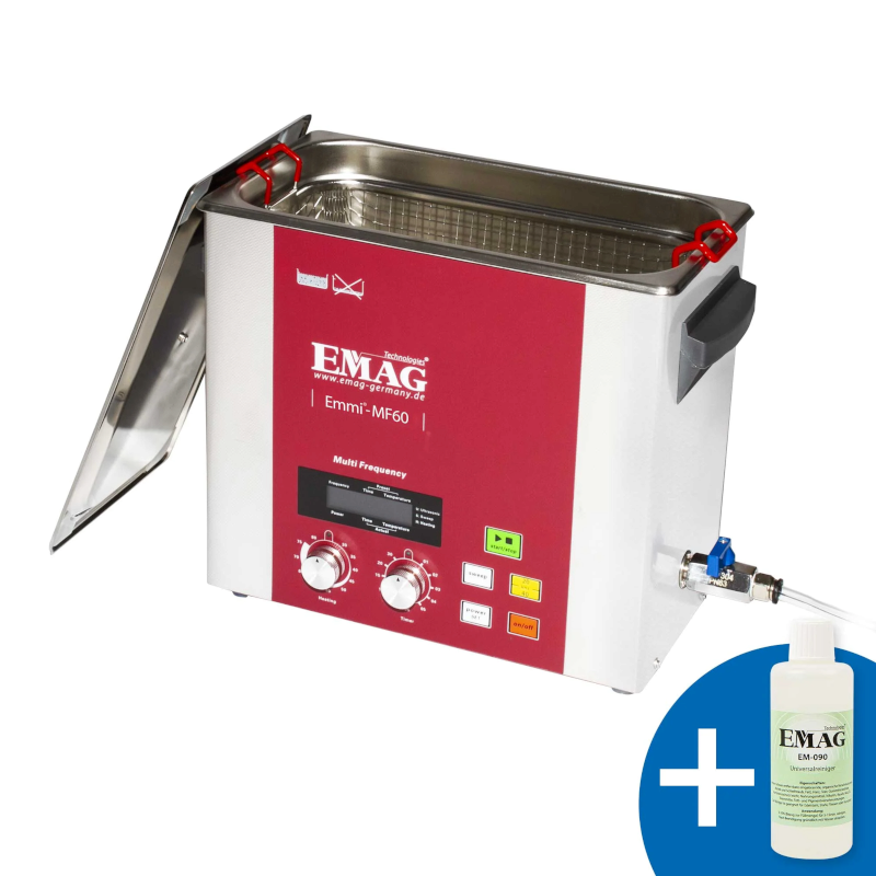 Nettoyeur à ultrasons multifréquence 6 Litres Emmi-MF60 - EMAG Série pro