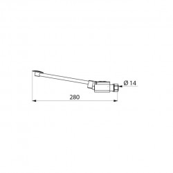 Pièces de rechange | Robinet de lavabo instantané - MONOFOOT - DELABIE - 736001 | DEL-736001