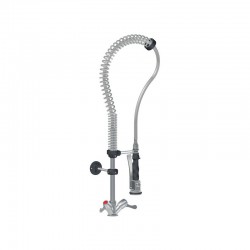 Douchette laverie | Douchette de prélavage - mélangeur 1/4 de tour sans robinet de puisage 750 mm | MAD-5551AZ75