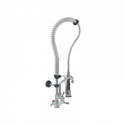 Douchette laverie | Douchette de prélavage - mélangeur 1/4 de tour et robinet de puisage 750 mm | MAD-5553AZ75