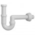 Siphon PVC - pour plonge 1 ou 2 bacs - lave mains - 1" 1/4 32 mm : Siphon pour éviers:1 V - 1″ 1/2