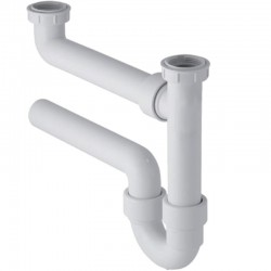 Accessoires robinetterie  | Siphon PVC - pour plonge 1 ou 2 bacs - lave mains - 1" 1/4 32 mm | A-91000.00_1
