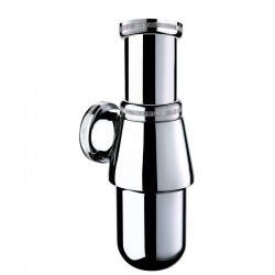 Accessoires robinetterie  | Siphon laiton chromé - pour urinoir - lavabo DELABIE 517000 | DEL-517000
