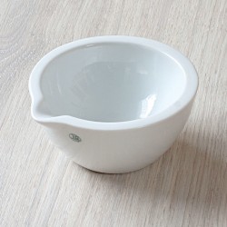 Mortier de laboratoire | Mortier - porcelaine - intérieur émaillé - JIPO - 25 ml à 4,3 litres