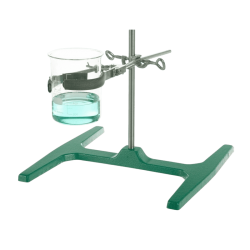 Statif et tige | Socle statif fonte MINI forme H - Bochem 5640
