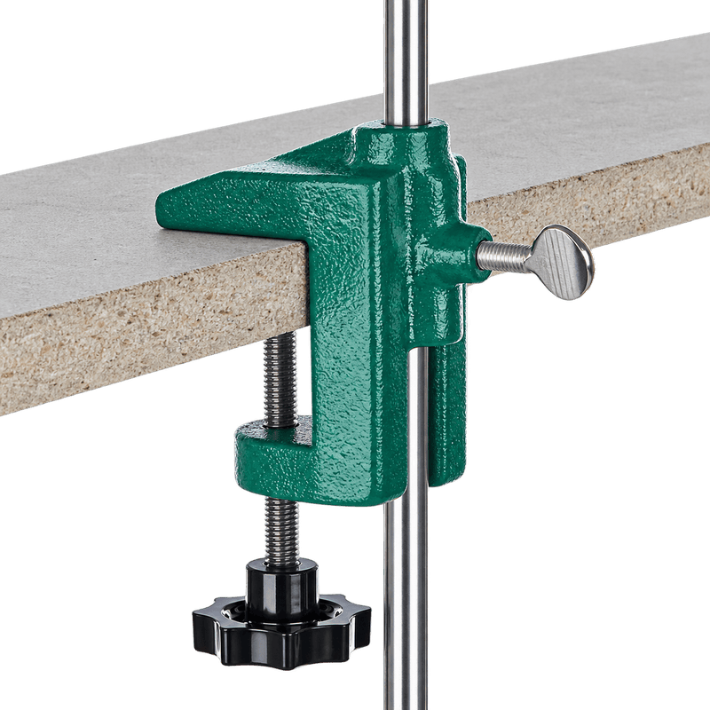 Statif et tige | Fixation sur table en fonte pour tige - Bochem™ 5260