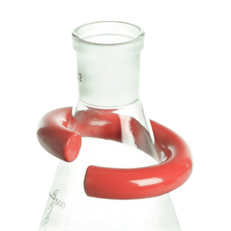 Statif et tige | Anneau de stabilisation inox et PVC pour Fiole Erlenmeyer - Bochem