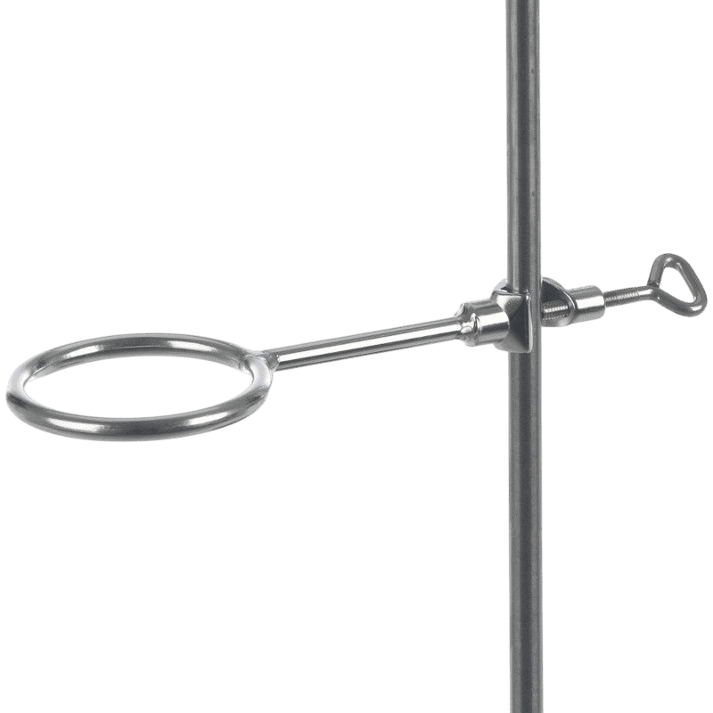 Statif et tige | Anneau fermé et noix en inox pour statif - Bochem