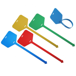 Étiquette alimentaire détectable | Étiquette d'identification détectable 4 couleurs | 25 pièces