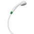 Ensemble de douche jetable - 4 couleurs - 1.5 m - 25 pièces - DELABIE : Couleur:Vert