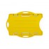 Porte-carte détectable - double face - 10 pièces - 9 couleurs : Couleur:Jaune