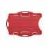 Porte-carte détectable - double face - 10 pièces - 9 couleurs : Couleur:Rouge