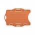 Porte-carte détectable - double face - 10 pièces - 9 couleurs : Couleur:Orange